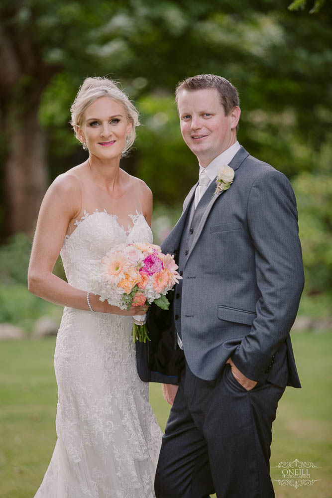 Jenna and Aaron wedding portrait